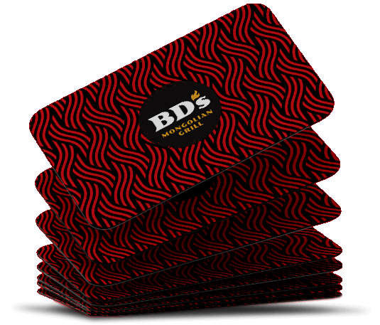 BD's Mongolian Grill gift cards