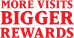 More visits, bigger rewards